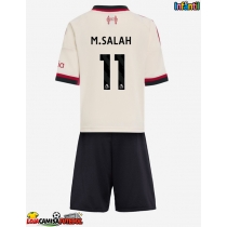 Camisa de Futebol Liverpool Mohamed Salah #11 Equipamento Secundário Infantil 2025-26 Manga Curta (+ Calças curtas)